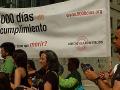 Imagen de una de las actividad reivindicativas de la campaña Derecho a la alimentación URGENTE