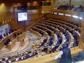 Imagen del hemicilo del Senado de España, en el que se desarrolló la CUmbre Parlamentaria Mundial contra el Hambre y la Malnutrición