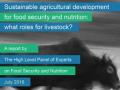 Portada del informe nº 10 del Apnel de alto nivel de expertos en seguridad alimentaria