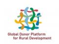 Logotipo de la plataforma global de donantes para el desarrollo rural
