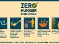 Banner del Zero Hunger Challenge