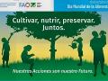 Cartel del día mundial de la alimentación 2020