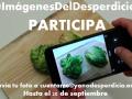 Cartel del concurso de fotografía Imágenes del desperdicio