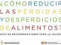 Portada de la guía para la reducción del desperdicio alimentario