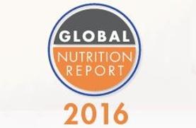 Portada del Global Nutrition Report 2016