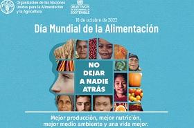 Portada del folleto del Día Mundial de la ALimentación 2022