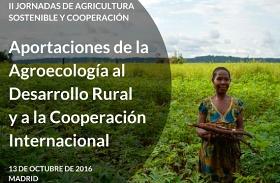 Cartel de las II Jornadas de Agricultura Sostenible y Cooperación al Desarrollo