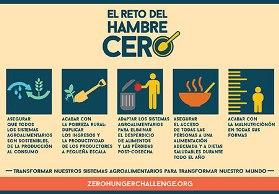 Banner del Zero Hunger Challenge de Naciones Unidas