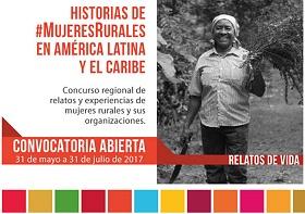 Cartel del concurso de relatos sobre mujeres rurales